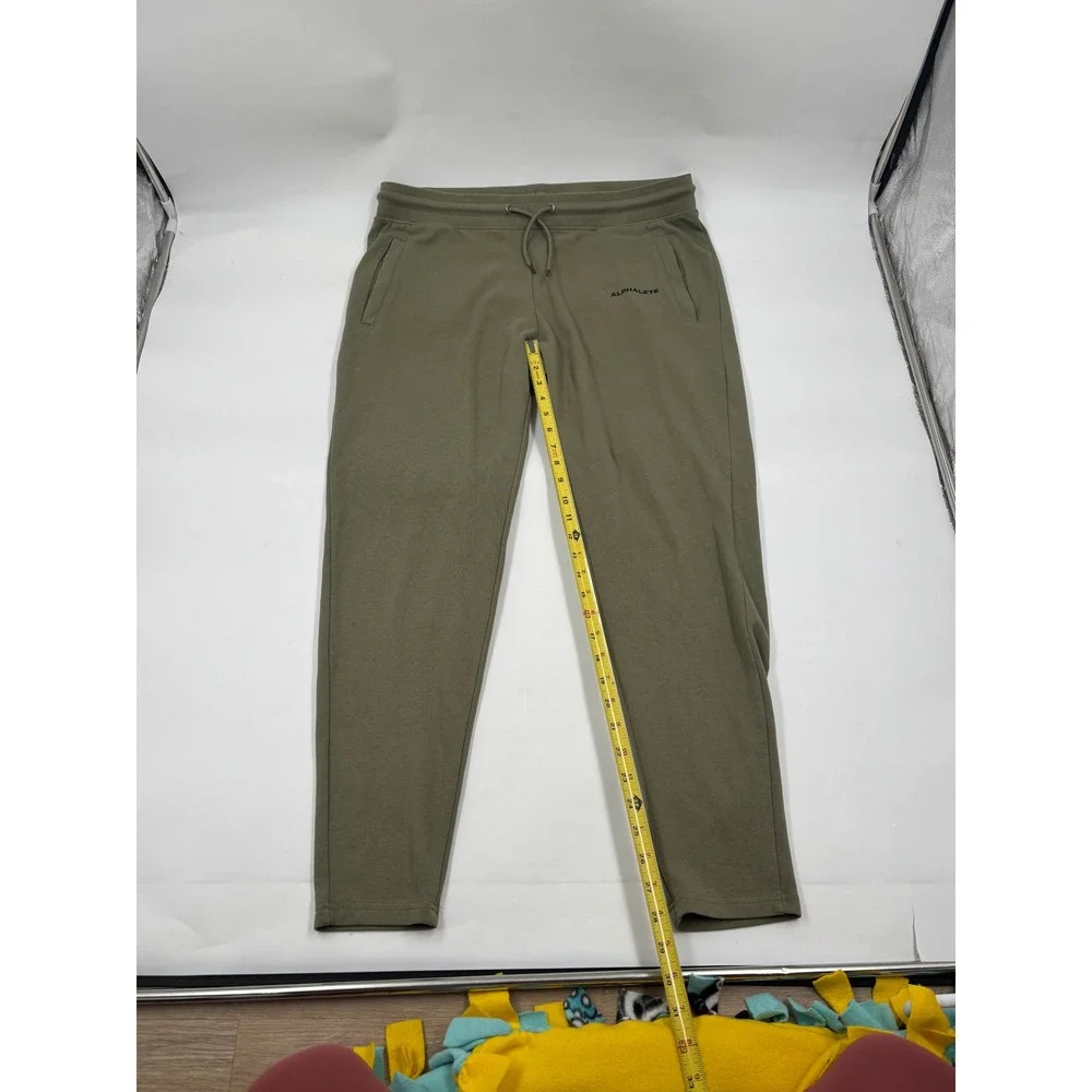 Alphalete Men's XL Green Graphic Slim Fit Polyester Essential‎ Core Joggers
